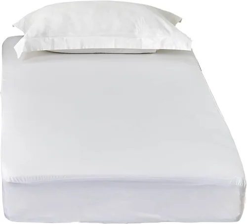 Vista 5 de Kingnex - Protector de colchón impermeable para litera de RV para cama estrecha individual de 30 x 75 pulgadas Stay in Place - Sábana bajera