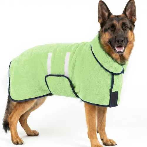 Vista 51 de Bienbee Albornoz para perro, súper absorbente para perros pequeños a Negro
