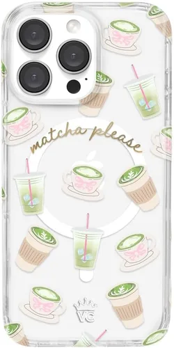 Vista 175 de VELVET CAVIAR Funda compatible con MagSafe para iPhone 15, probada en caídas de 10 pies, estampado de leopardo y amatista morada
