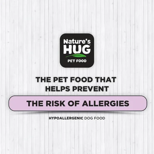 Vista 6 de Nature's HUG Alimento seco hipoalergénico para perros adultos y razas pequeñas, nutrición completa y equilibrada, apoyo estomacal sensible, alto