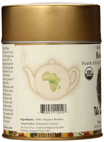 Vista 3 de The Tao of Tea, Té Rooibos, hoja suelta, lata de 4 onzas