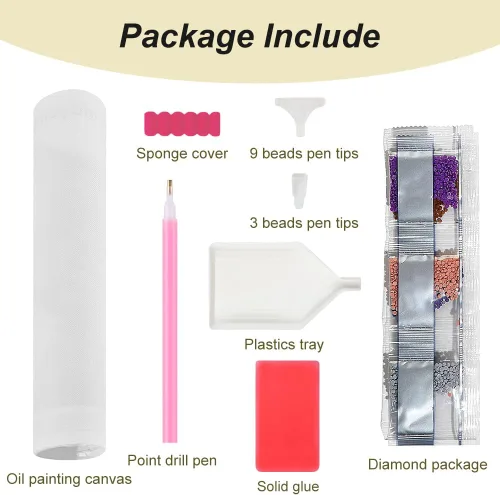 Vista 7 de SJUTOUCI Kits de pintura de diamantes para adultos, kits de arte de diamantes de abeja para principiantes 5D DIY flor diamante puntos arte