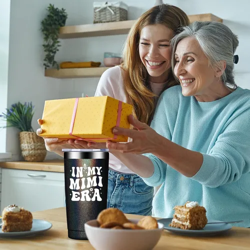 Vista 4 de Fufandi Regalos para Mimi, la Mejor Mimi de Todas - Regalos de Navidad, Día de la Madre y Cumpleaños para Mimis, Abuela, Abuelita, Nueva Nana - Taza
