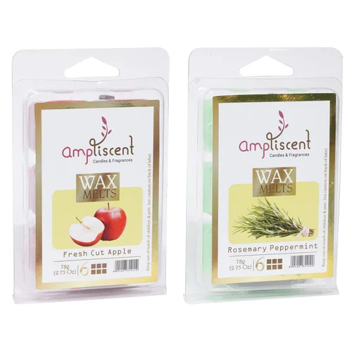 Vista 2 de Wax Melts - Romero Menta y manzana recién cortada - Juego de 2 (2.5 onzas)