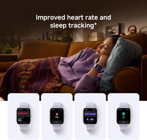 Vista 7 de XIAOMI Redmi Watch 5 Smartwatch, pantalla LCD de 2.07", 24 días de vida de batería, más de 150 modos deportivos, 2 MIC, 5ATM resistente al agua