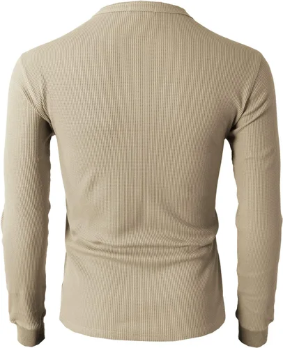 Vista 5 de H2H Chaqueta casual ajustada para hombre, cárdigans de manga larga, térmica Cmttl045-beige