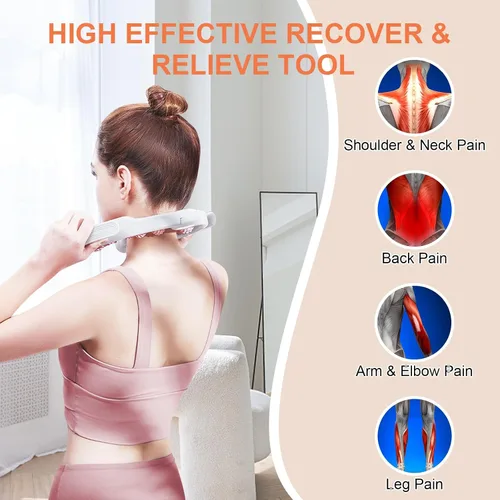 Vista 6 de KESHWELL Rodillo de masaje, herramienta de masaje para celulitis, removedor de celulitis para piernas, rodillo muscular de espuma para relajación