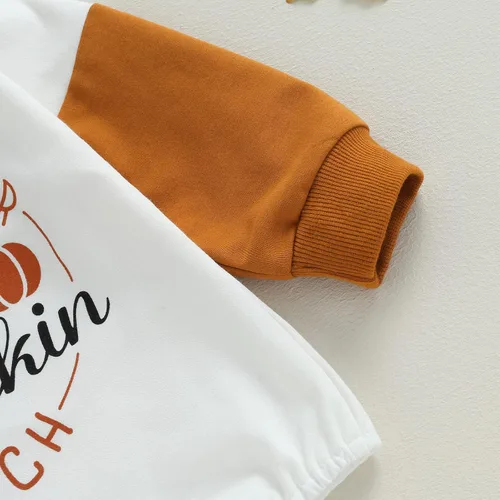 Vista 38 de Sudadera de calabaza para bebé, niña, niño, Halloween, sudadera de gran tamaño, mameluco de burbujas, suéter