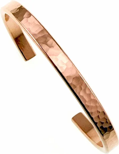 Vista 2 de Cobre Cuff pulsera durable cobre ligero de alta calidad 100% cobre macizo sin revestir