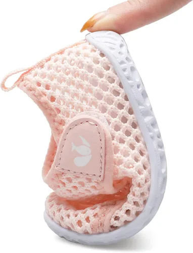 Vista 5 de JIASUQI Zapatos de agua para bebés, niños y niñas, para natación, piscina, playa, caminar, zapatos deportivos