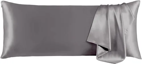 Vista 60 de THXSILK Funda de almohada 100% seda de morera para la salud del cabello y la piel, funda de almohada suave y lisa con cremallera oculta, ambos lados