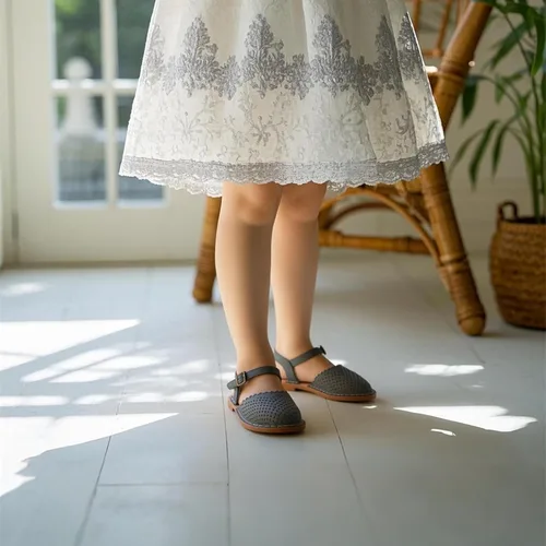 Vista 208 de THEE BRON Sandalias cómodas para niñas, zapatos para niños, sandalias rellenas