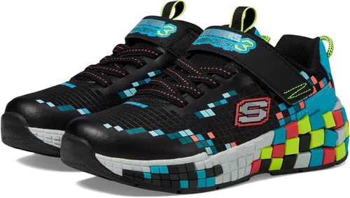 Vista 2 de Skechers Mega-Craft 3.0 unisex para niños Negro/Azul/verde lima