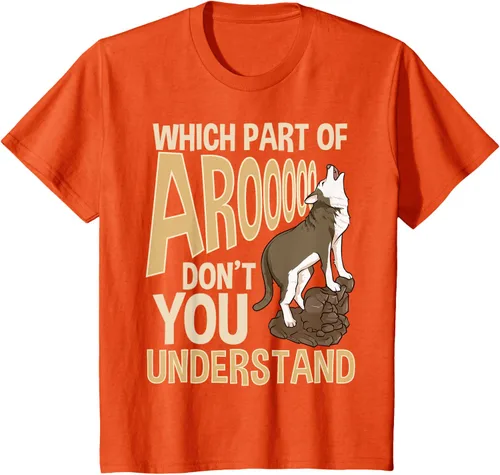 Vista 31 de What Part Of Aroooo Don't You Understand Husky - Camiseta para perro, Negro, S