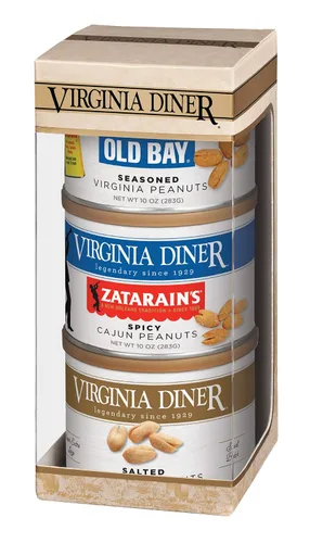Vista 7 de Set de regalo Old Bay Duo (Maní Virginia con sabor Old Bay y Mix de aperitivos Old Bay), lata – 18 onzas en total