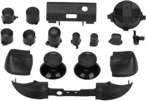 Vista 4 de para Xbox Series X para Xbox Series S Juego de botones de controlador, kits completos de accesorios para mango de juego (negro)