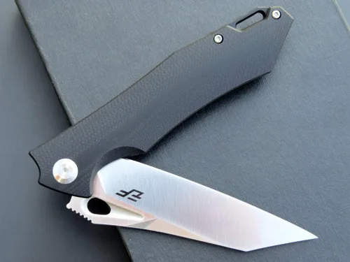 Vista 5 de Eafengrow EF934 Cuchillo de bolsillo D2 Hoja de acero Cuchillo plegable G10 Mango Liner Lock Camping Survival Tool Cuchillos para acampar al aire