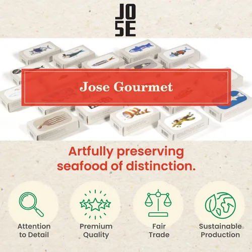 Vista 6 de Jose Gourmet Sardinas Ahumadas en Aceite de Oliva, 3.17 oz