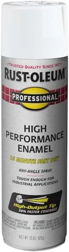 Vista 27 de Rust-Oleum 7515838 Pintura en aerosol de esmalte profesional de alto rendimiento, 14 onzas, aluminio