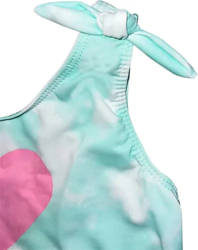 Vista 3 de Trajes de baño para niñas Trajes de baño de playa Parte superior tankini y parte inferior de bikini Trajes de baño para niños para nadar y bañarse