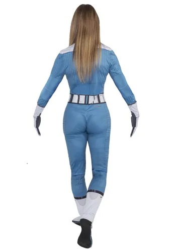 Vista 5 de Disfraz de Mujer Mujer Invisible de los Cuatro Fantásticos en Traje Zentai Multicolor