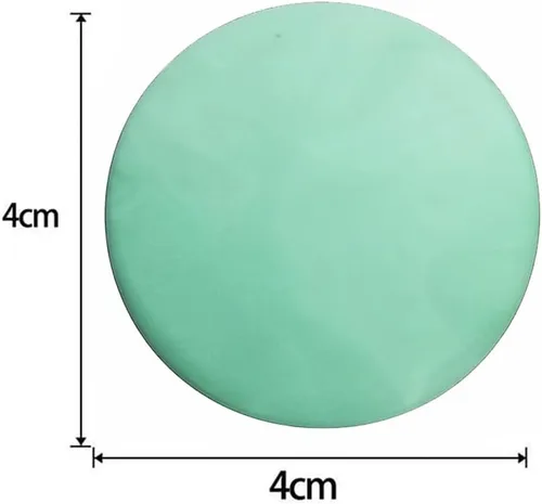 Vista 9 de SEIWEI Protector de pared de silicona para pomo de puerta, almohadillas autoadhesivas redondas (marrón, 1 unidad)