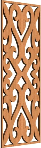 Vista 79 de Keene Paneles de pared decorativos de madera con calado, 9 3/8 pulgadas de ancho x 24 3/8 pulgadas de alto x 1/4 de alto, abedul Birch