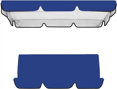 Vista 22 de Juego de fundas de repuesto para columpio de toldo, juego de repuesto para columpios de 2/3 plazas, protección para todo tipo de clima, columpios