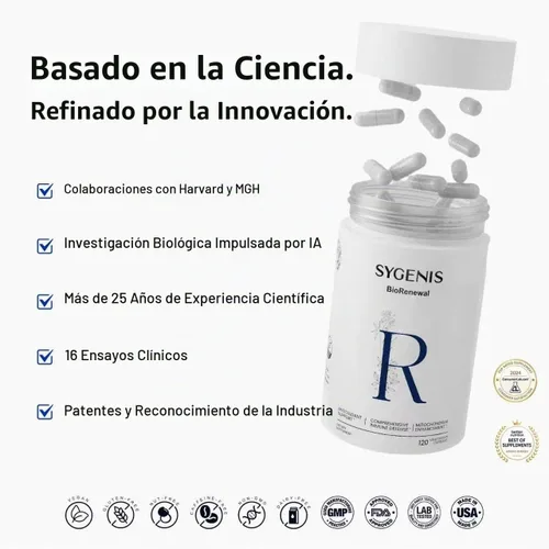 Vista 6 de BioRenewal Cellular Energy, suplemento de longevidad para mujeres