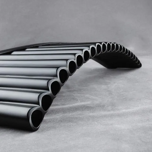 Vista 4 de 22 tubos G Key Profesional Black Pan Flauta China Tradicional Instrumento Musical Tubos Fácil de Aprender con Exquisitas Tubos de Pan Marrón Flauta