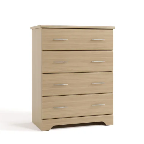 Vista 15 de Storkcraft Brookside Cómoda de 2 cajones con cambiador encima (negro) – Certificado Gold GREENGUARD, cómoda de cajones y cubos fácil de combinar