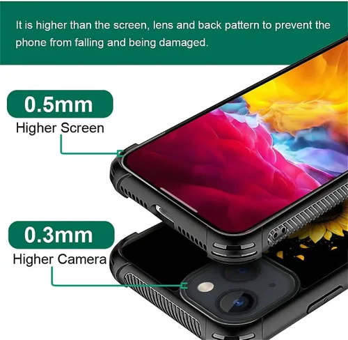 Vista 925 de Funda compatible con iPhone 15, diseño de elefantes africanos, diseño increíble a prueba de golpes, antiarañazos, carcasa trasera de policarbonato