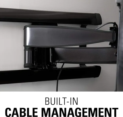 Vista 6 de SANUS Soporte de pared para TV de movimiento completo para televisores de 42" a 90" de hasta 125 libras – Extiende, gira e inclina - Instalación DIY