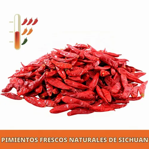 Vista 6 de Pimientos rojos secos de Yimi, especias picantes medias para la cocina multi 10,7 onzas