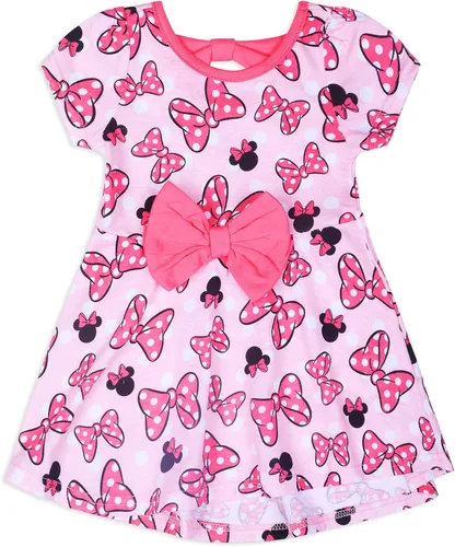 Vista 2 de Disney Vestidos de Minnie Mouse Rock The Dots para bebé niña (paquete de 2)