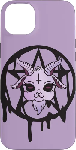 Vista 15 de Anime Aesthetic Baphomet Pentagram Pastel Goth Case for iPhone 17