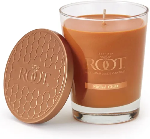 Vista 15 de Root Candles Velas Aromáticas de Otoño Panal de Miel Vela Artesanal Premium de Mezcla de Cera de Abeja, Veriglass Pequeño, Pera Bourbon
