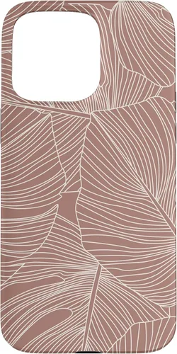 Vista 31 de Modern Minimal Neutral Tropical Monstera Leaf (Terracotta) Case for iPhone 17