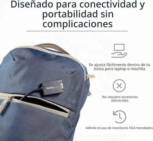 Vista 4 de StarTech Adaptador activo DisplayPort a VGA, 1080p 60Hz, certificado (DP2VGA2)