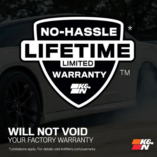 Vista 9 de K&N Sistema de admisión de aire frío: filtro de aire de alto flujo, aumento del rendimiento y aceleración: compatible con Chevrolet 2016-2020