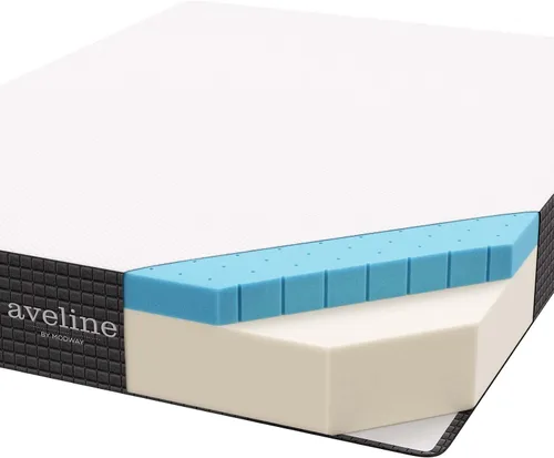 Vista 6 de Modway Aveline - Colchón de tamaño Gemelo de espuma viscoelástica con infusión de gel, de 6 pulgadas, con certificación CertiPUR-US