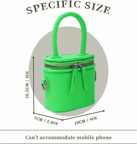 Vista 3 de Cute Clutch Purse for Women Mini Crossbody Bag Trendy Shoulder Handbag Handle Satche Bag