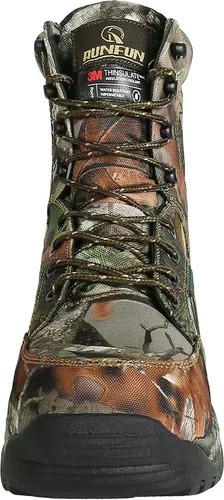 Vista 2 de R RUNFUN Men's Hunting Boots, Camouflage Lightweight Waterproof Anti-slip Shoes, Durable and Breathable Outdoor Hunting Shoes for Trekking Climbing