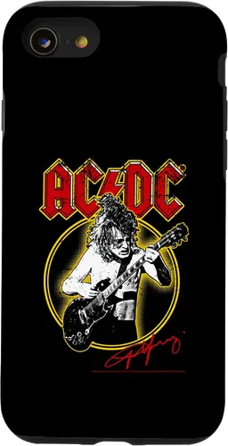 Vista 18 de AC DC Classic Rock Logo Electric Guitar Solo Energy Case for iPhone 17