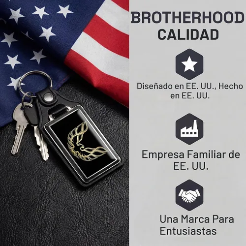 Vista 7 de Brotherhood Car Key Chain for Trans Am Firebird - Classic Models Keychain