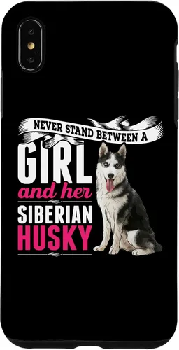Vista 11 de iPhone 16 Never Stand Between A Girl And Her Siberian Husky Dog Case