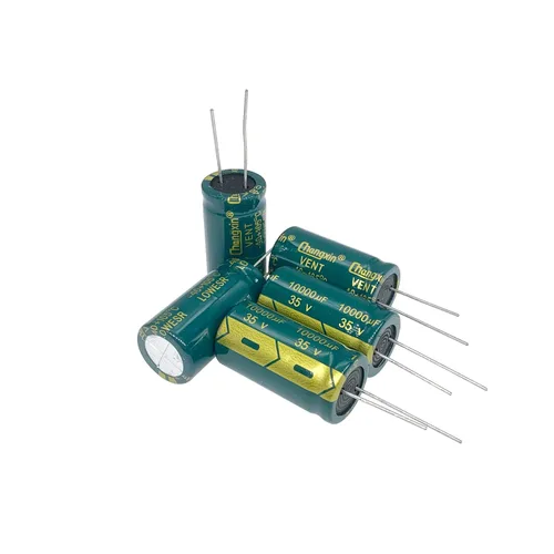 Vista 6 de Condensador electrolítico de aluminio de alta frecuencia de 0.709 x 1.378 in, 5 unidades, 35 V, 10000UF, para TV, monitor LCD, juego