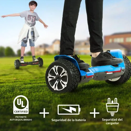 Vista 6 de Gyroor Warrior G2 8.5"Off Road Self Balancing Scooter for Kids Adults 1-negro