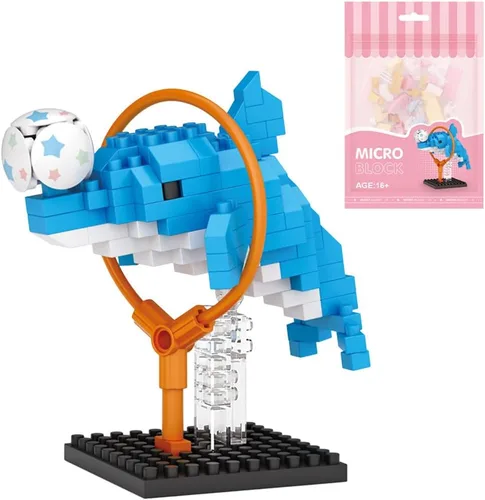 Vista 10 de Aetheria Mini bloques de pollito, juego de animales de construcción, 150 piezas, decoración creativa para el hogar, ladrillos de construcción