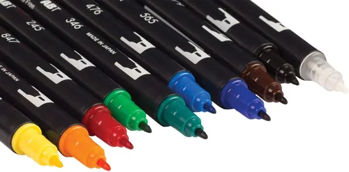 Vista 4 de Tombow ABT - Juego de 10 bolígrafos de doble pincel